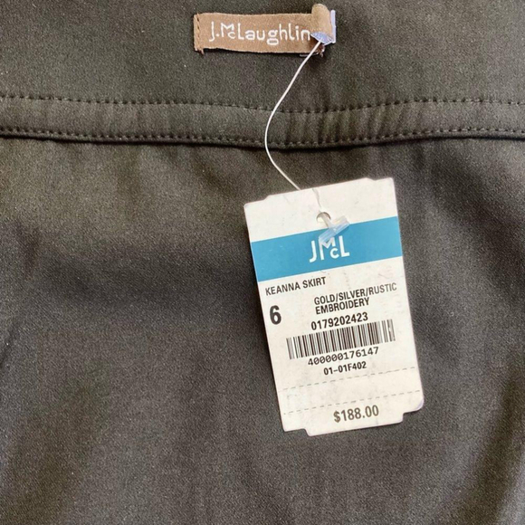 J McLaughlin Women’s 6 Plaid Metallic Thread Mini Skirt Clueless Preppy Y2K - Picture 9 of 10